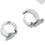 925 Sterling Silver Earrings with Pavé Setting CZ