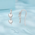 925 Sterling Silver Earrings 1.8*0.5cm for Women