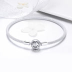 925 Sterling Silver SCB Bracelet Size 17.0cm