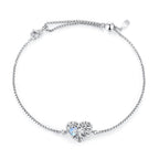 925 Sterling Silver Moonstone Bracelet for Women