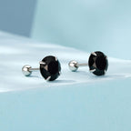 925 Sterling Silver Pavé Setting CZ Earrings for Women