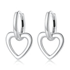 925 Sterling Silver Earrings for Women - Oxidized - 1.9x1.2cm