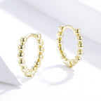 925 Sterling Silver Plated Platinum Earrings for Women