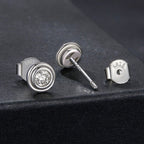 925 Sterling Silver 0.1 Carat Genuine Moissanite Earrings for Women