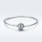 925 Sterling Silver SCB Bracelet Style Nan Size 17.0 for Women