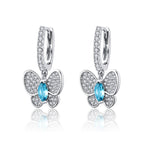 925 Sterling Silver Earrings with Pavé Setting CZ for Women