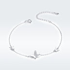 925 Sterling Silver Pavé Setting CZ Bracelet for Women