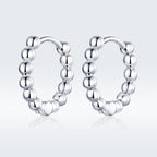 925 Sterling Silver Plated Platinum Earrings for Women