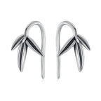925 Sterling Silver Oxidized Silver Earrings for Women
