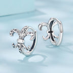 925 Sterling Silver Earrings for Women - 1.2cm