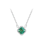 925 Sterling Silver 0.6 Carat Moissanite Pendant Necklace for Women