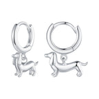 925 Sterling Silver & Plated White Gold Earrings for Women