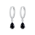 925 Sterling Silver Earrings with Pavé Setting CZ