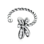 925 Sterling Silver Earrings with Pavé Setting and CZ for Women
