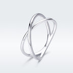 925 Sterling Silver Plated Platinum Ring Size 5.0 for Women