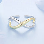 925 Sterling Silver Plated White Gold Ring for Women