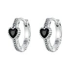 925 Sterling Silver Earrings with Pavé Setting CZ