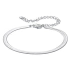 925 Sterling Silver Plated White Gold Bracelet for Unisex