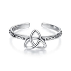 925 Sterling Silver Oxidized Silver Ring for Women