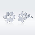 925 Sterling Silver Platinum Plated Earrings for Women