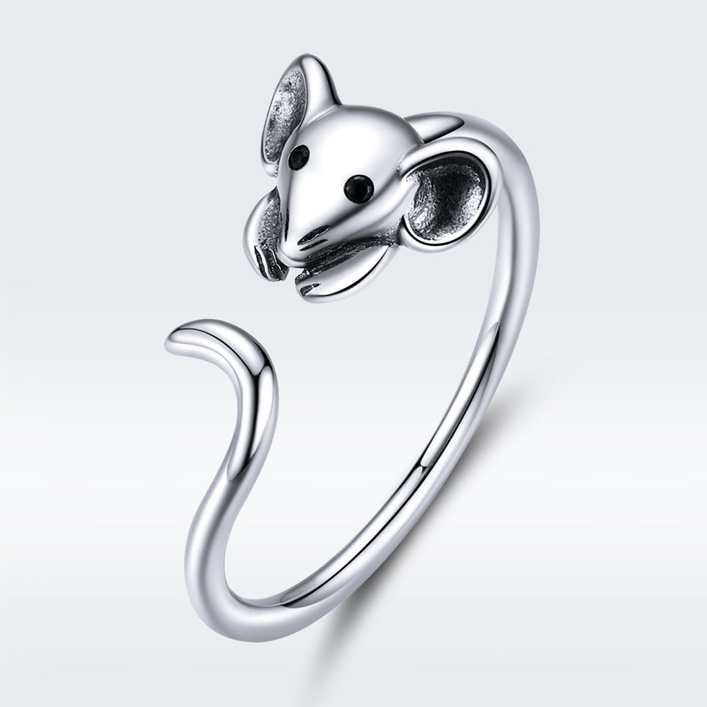 S925 Oxidized Silver Ring