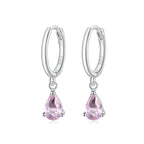 925 Sterling Silver Earrings with Pavé Setting CZ