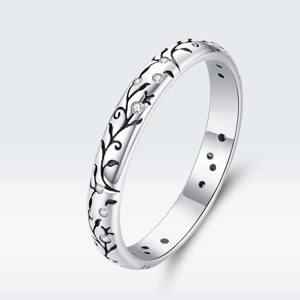 925 Sterling Silver Ring - Size 6.0 - Stylish Minimalist Design for Women