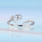 925 Sterling Silver 1.9mm Synthetic Spinel Ring for Women