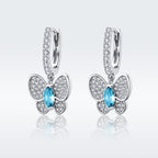 925 Sterling Silver Earrings with Pavé Setting CZ for Women