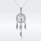 925 Sterling Silver Necklace 36-45cm with Pendant for Women