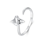 925 Sterling Silver & Plated White Gold 1.7mm Ring for Men