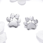 925 Sterling Silver Platinum Plated Earrings for Women