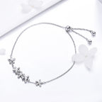 925 Sterling Silver Bracelet 22cm for Women