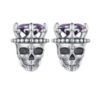 925 Sterling Silver Earrings with Pavé Setting CZ 10*9mm for Women