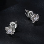 S925 Sterling Silver 3.00 Carat Moissanite Earrings for Women
