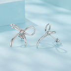 925 Sterling Silver Earrings in Oxidized Finish - Size 1.7*1.8cm for Women