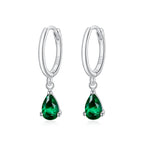 925 Sterling Silver Earrings with Pavé Setting CZ