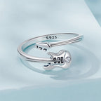 925 Sterling Silver 1.8mm Ring with Pavé Setting CZ for Women