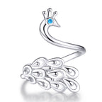 925 Sterling Silver Plated Platinum Pavé Setting CZ Ring for Women