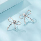 925 Sterling Silver Earrings in Oxidized Finish - Size 1.7*1.8cm for Women