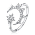 925 Sterling Silver Pavé Setting CZ Ring