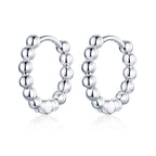 925 Sterling Silver Plated Platinum Earrings for Women