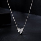 925 Sterling Silver 4mm 0.245ct Moissanite Necklace for Women