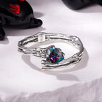 925 Sterling Silver Ring with Heart Design, 0.55cm Heart Size, Women’s Jewelry