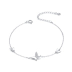 925 Sterling Silver Pavé Setting CZ Bracelet for Women