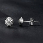 925 Sterling Silver 0.1 Carat Genuine Moissanite Earrings for Women