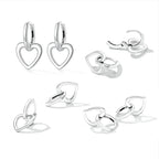 925 Sterling Silver Earrings for Women - Oxidized - 1.9x1.2cm