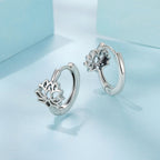 925 Sterling Silver Oxidized Silver Earrings 1.3x0.8cm for Women