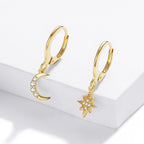 925 Sterling Silver Earrings with Pavé Setting CZ for Women