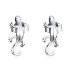 925 Sterling Silver Earrings 1.3*0.6cm for Women